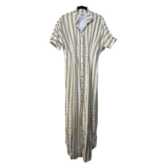 Emily McCarthy Georgia Stripe Shirt Dress Small - Picture 2 of 14